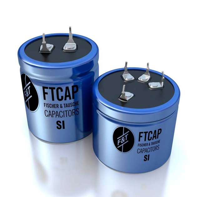 Für die Speicherung der Zwischenkreisspannung kommen sogenannte Snap-in-Kondensatoren der SIH-Baureihe von FTCAP zum Einsatz.