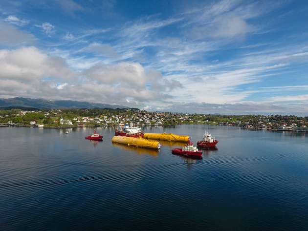 Abtransport einer Anlage aus Stord