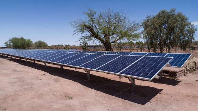 133 Kilowatt peak PV-Leistung liefern die Solarmodule.