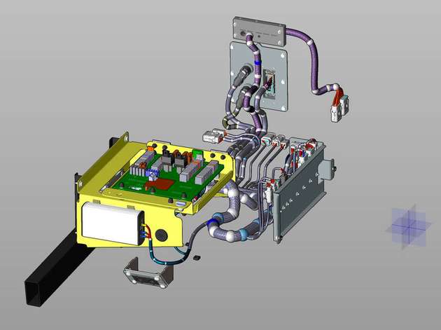 Sämtliche Kabelbäume werden mit Eplan Harness ProD geplant.