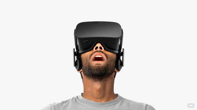 Das Virtual Reality-Set Rift von Oculus: Die moderne Display-Technologie von Rift in Kombination mit dem präzisen Constellation-Tracking-System, das sich durch geringe Latenz auszeichnet, ermöglicht Hautnah-Erlebnisse – es fühlt sich an, als wäre man tatsächlich mitten in einem Spiel oder einem Film. Preis: 449 Euro.
