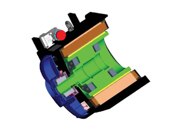 CDDR Direktantrieb: Die hohe Drehmomentdichte der Cartridge DDR Motoren sorgt mit wenig Raum für Handlingsgeschwindigkeiten bis 5m/s.