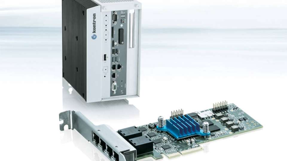 KBox C-101 und PCIE-0200-TSN / PCIE-0400-TSN Network Interface Card