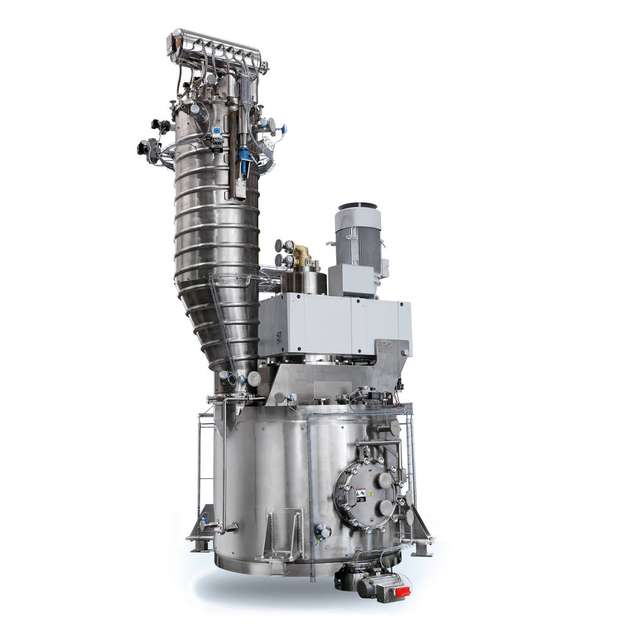 Der Vakuum-Mischer-Reaktor kommt bei der Produktion von hochreinen Wirkstoffsubstanzen zum Einsatz. 