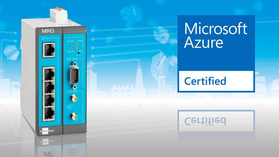 Der Profi-Router MRO-L200 ist zertifiziert mit Microsoft Azure Certified for IoT.