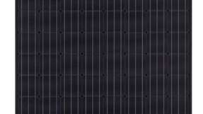 Das neue Solarmodul zeichnet sich durch seine komplett schwarze Optik aus.