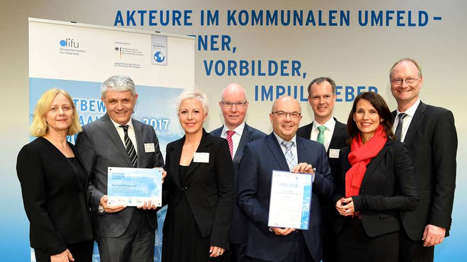 Preisverleihung des Wettbewerbs zur Klimaaktiven Kommune 2017
