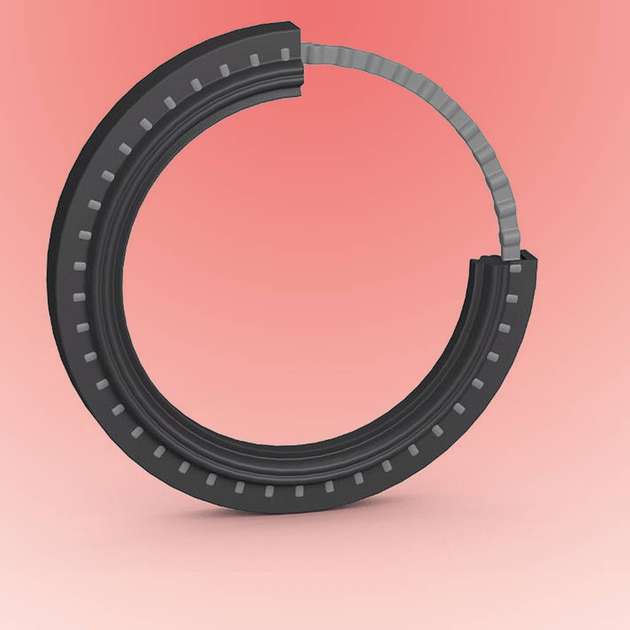 Die Clamp-Dichtung von Freudenberg Sealing Technologies verhindert, dass sich an Flanschen Bakterien in Toträumen ansammeln und die im Rohr transportierten Flüssigkeiten kontaminieren können. Die Dichtung schließt Montagefehler aus: Ein integrierter konturierter Einlege-Ring schafft einen definierten Anschlag, der eine Überpressung der Dichtung verhindert.
Erfahren Sie mehr: fst.de