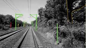 Das Fraunhofer IAIS entwickelt eine Bilderkennungssoftware auf Basis von Künstlicher Intelligenz, die potenzielle Risiken auf der Strecke erkennt.