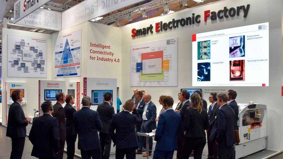Der Verein SEF Smart Electronic Factory war auch auf der Hannover Messe 2017 vertreten.