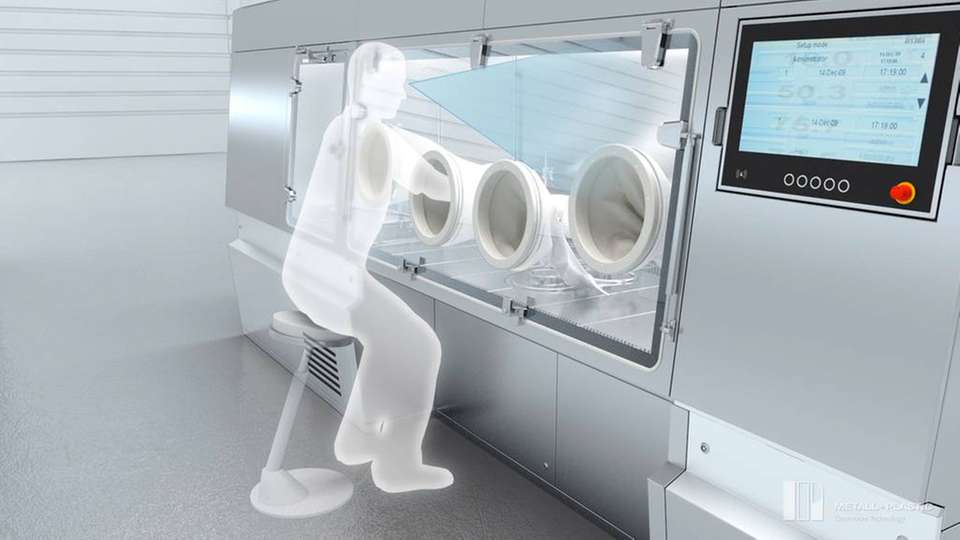 Schafft optimale Arbeitsbedingungen: Der Sterilitätstest-Isolator Stiso von Metall+Plastic 