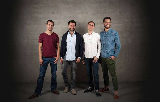 So sehen Gründer aus: Das Team von 
Otego (v.l.n.r.) besteht aus Silan Aslan, Frederick Lessmann, André Gall und Matthias Hecht. Otego hat jüngst eine millionenschwere Anschubfinanzierung von einem Finanzierungs-Konsortium erhalten.
