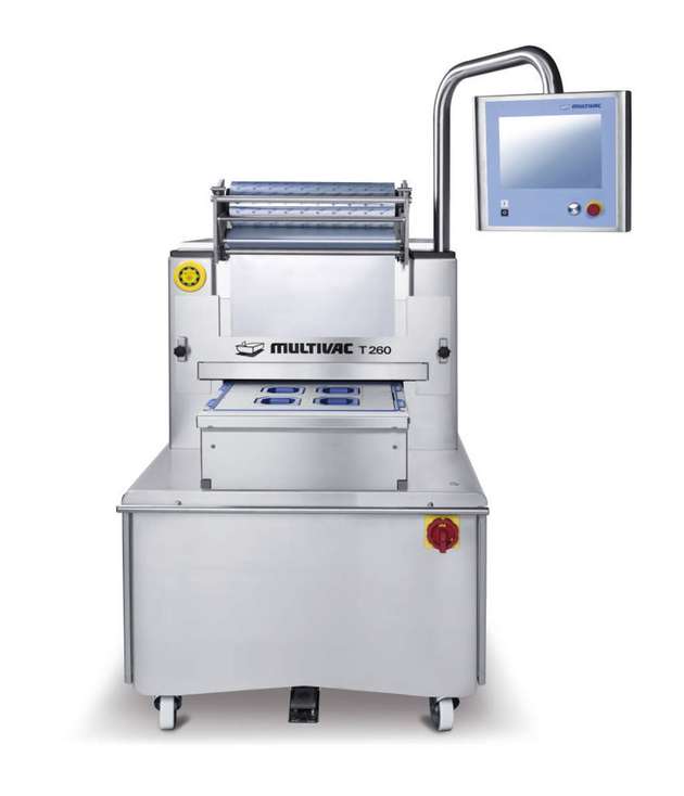 Der mobile Traysealer T 260 verarbeitet ein breites Spektrums an Trays und bietet beim Verpacken in kleinen bis mittleren Chargen ein hohes Maß an Prozesssicherheit, Reproduzierbarkeit und Flexibilität.