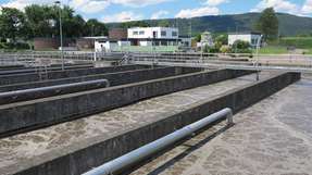 Vier Belebungsstraßen sorgen im Klärwerk Rheinfelden-Herten für die aerobe biologische Abwasserreinigung.