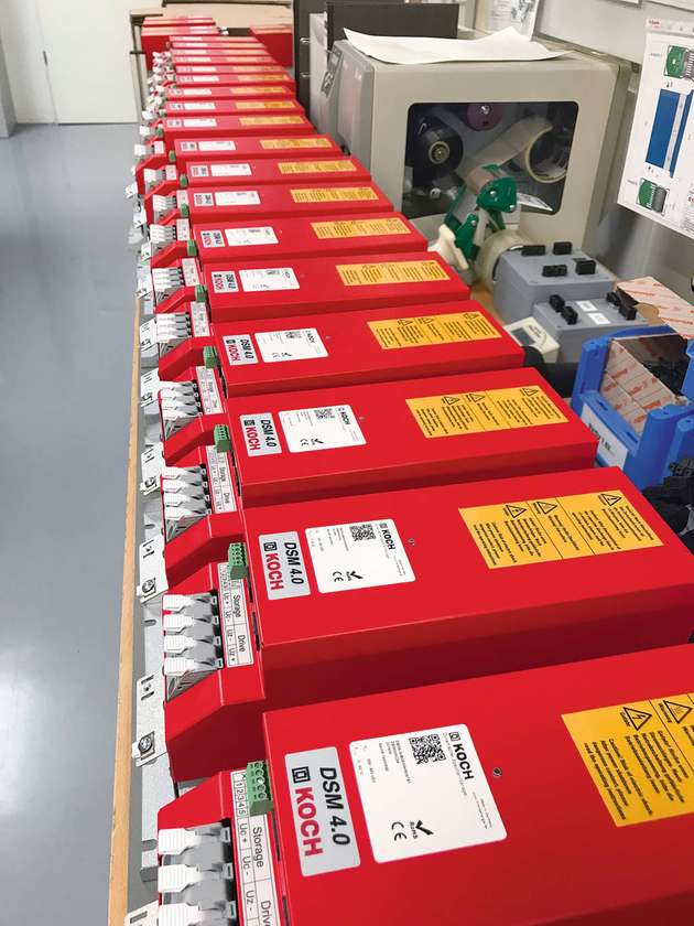 DSM 4.0 bereit zur Verpackung und Auslieferung.