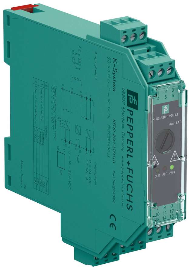 DTS-Module mit auswechselbaren Sicherungen an der Frontseite, um Kontaktverschweißungen vorzubeugen