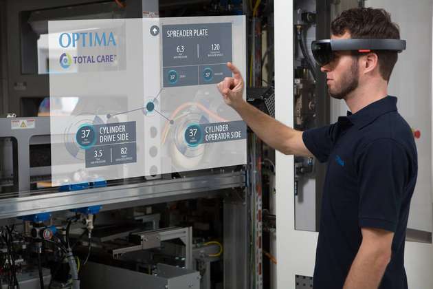 Digital unterstützte Serviceleistungen von Optima: Wichtige Informationen sind damit schneller und komfortabler verfügbar, beispielsweise Video-Anleitungen oder technische Daten.