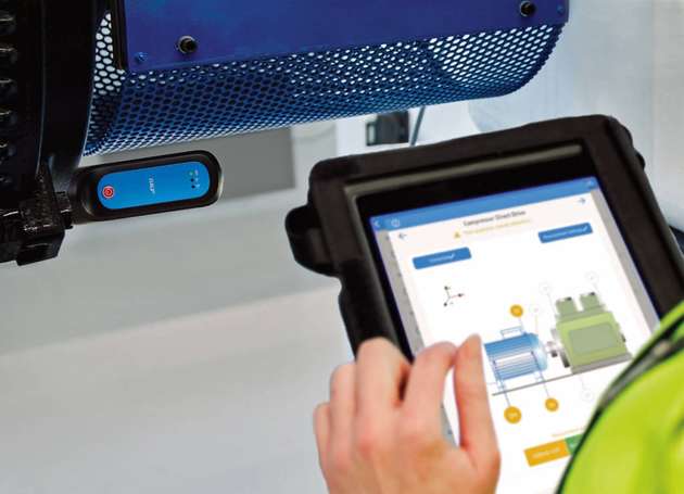 Kostengünstiger Einstieg: Mit dem tragbaren Quickcollect-Sensor samt einfach zu bedienender App lässt sich die systematische Zustandsüberwachung von Pumpen und Gebläsen in Angriff nehmen.