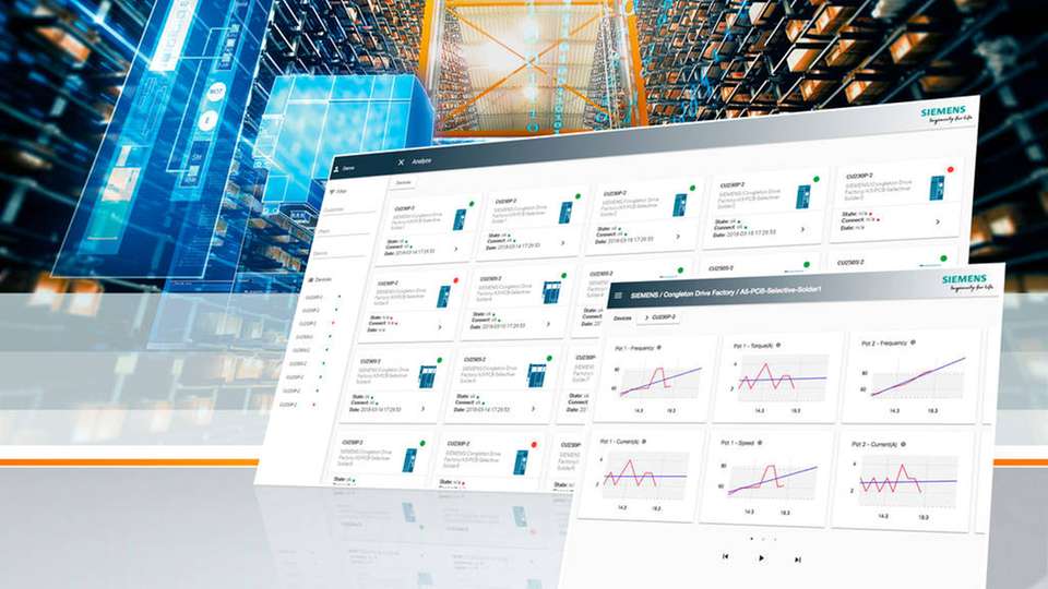 Mit der MindApp AnalyzeMyDrives für die Umrichter Sinamics V20 und V90, Sinamics G modular und kompakt und Sinamics S (bis 250 kW) können Maschinenbetreiber nun auch die Antriebskomponenten ihrer Maschinen überwachen. Die Applikation sammelt sämtliche Betriebsdaten und wertet diese aus.
