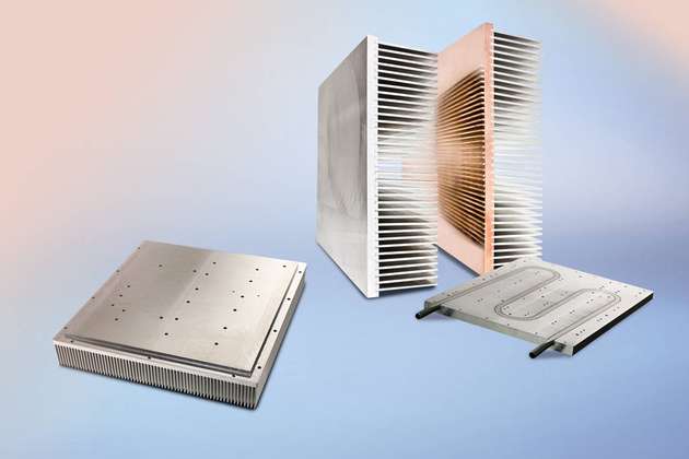 Kühltechnik: Halle 9, Stand 401 CTX Thermal Solutions präsentiert auf seinem Messestand in Halle 9 Kühllösungen für unterschiedliche Anwendungen und Anforderungen im Bereich der Leistungselektronik. Im Mittelpunkt stehen vor allem Hochleistungskühlkörper sowie Produkte mit Flüssigkeitskühlung. Besonders interessant sind die kompakten SuperFins- und SuperPower-Hochleistungskühlkörper des Unternehmens.