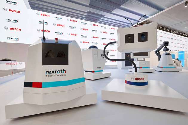 Bosch zeigt auf der Hannover Messe Lösungen für die vernetzte Fabrik.