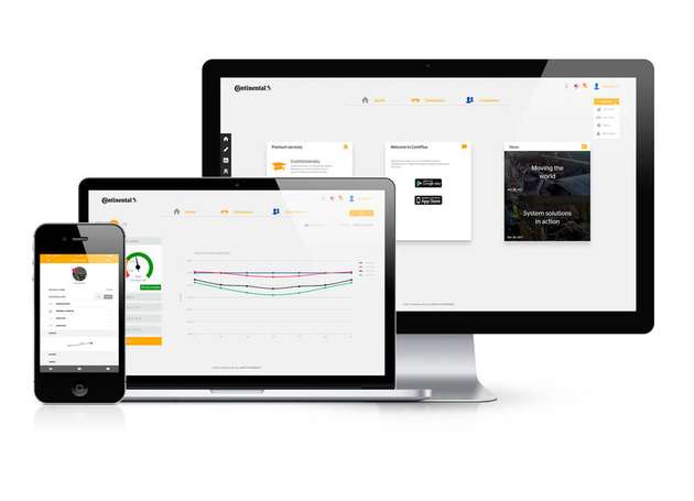 Zustand der Fördergurte jederzeit im Blick: Das Online-Portal Contiplus ist als App und als Website verfügbar. 