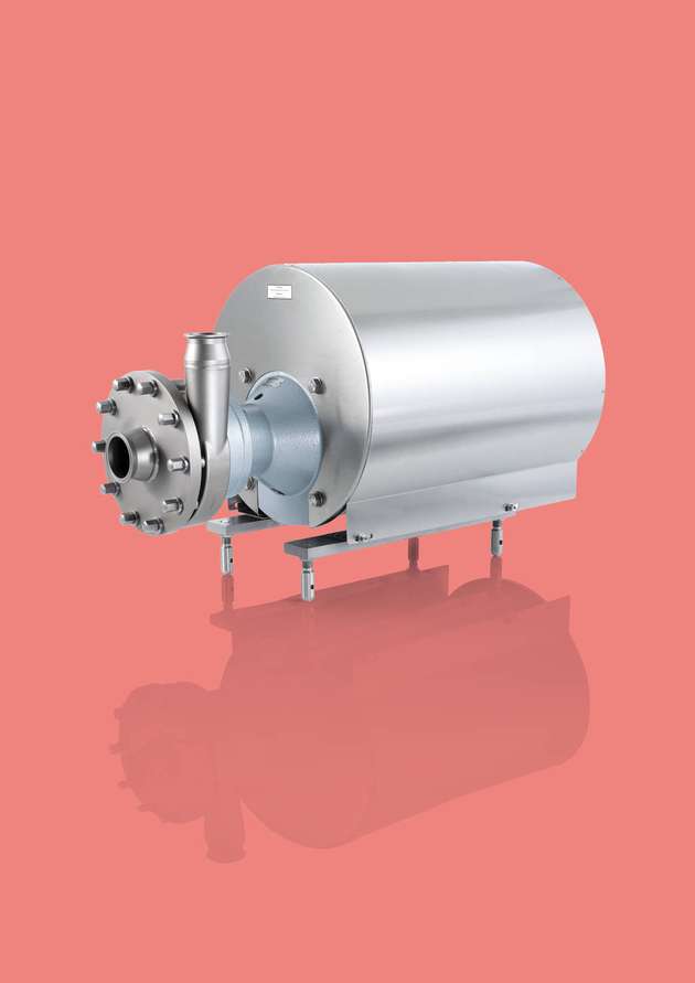 Hohe Systemdrücke – Halle 8.0, Stand A54: Die neue FPH-Baureihe von Fristam basiert auf der Kreiselpumpenbaureihe FP. Für die FPH wurden jedoch alle kritischen Bauteile verstärkt, um lange Standzeiten bei hohen Drücken zu ermöglichen. Je nach Fördermedium sind die Pumpen mit einfacher oder doppeltwirkender – auch gespült – Gleitringdichtung mit an die jeweilige Anwendung angepasster Materialkombination ausgerüstet. 