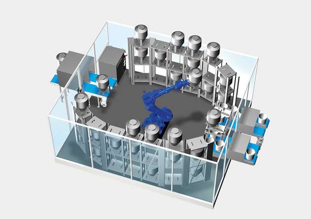 Robot-assisted, automated dosing of minor quantities