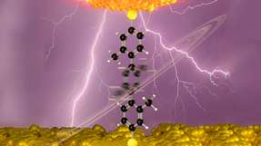 Elektrisch schaltbares organisches Molekül.