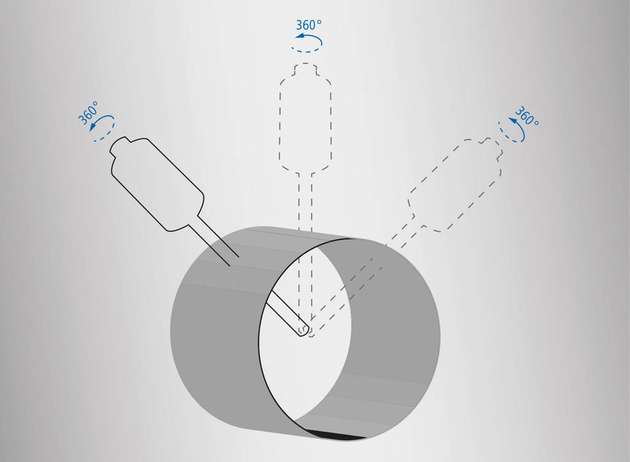 Aufgrund ihres symmetrischen und zentrierten Designs lassen sich die Strömungssensoren unabhängig von Einbaulage und Ausrichtung im Prozess installieren und ermöglichen präzise Messungen.