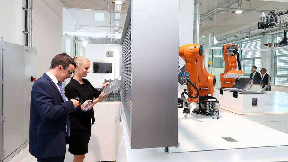 Flexible Kleinserienproduktion in der Smart Factory as a Service.