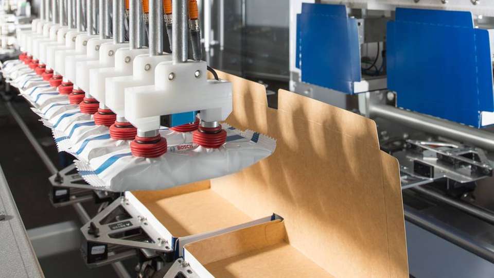 Trotz guter Ideen ist bald Schluss mit Verpackungsinnovationen wie der Sigpack-Fit-Produktzuführung mit Linearmotor-Technologie von Bosch. Der Konzern plant, sein Verpackungsgeschäft zu verkaufen.