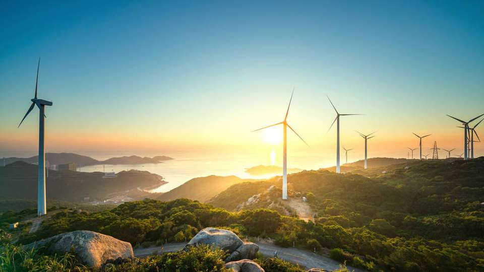Die Windenergie produzierte im ersten Halbjahr 2018 circa 55,2 TWh und lag somit um 7,3 TWh über der Produktion im ersten Halbjahr 2017.