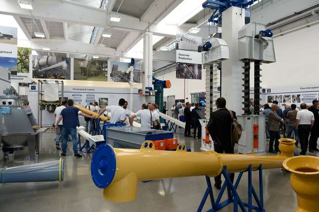 Ein Blick ins Innere des Technologiezentrums.