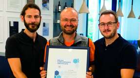 Das Copa-Data Projektteam – Helmut Weber, Markus Wintersteller und Lewis Williams (v.l.n.r.) – freut sich über das BACnet-Zertifikat und die Aufnahme von Zenon in das internationale BTL-Listing.