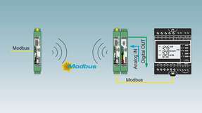 Das neue Funksystem von Phoenix Contact erleichtert die Signal- und Datenübertragung.