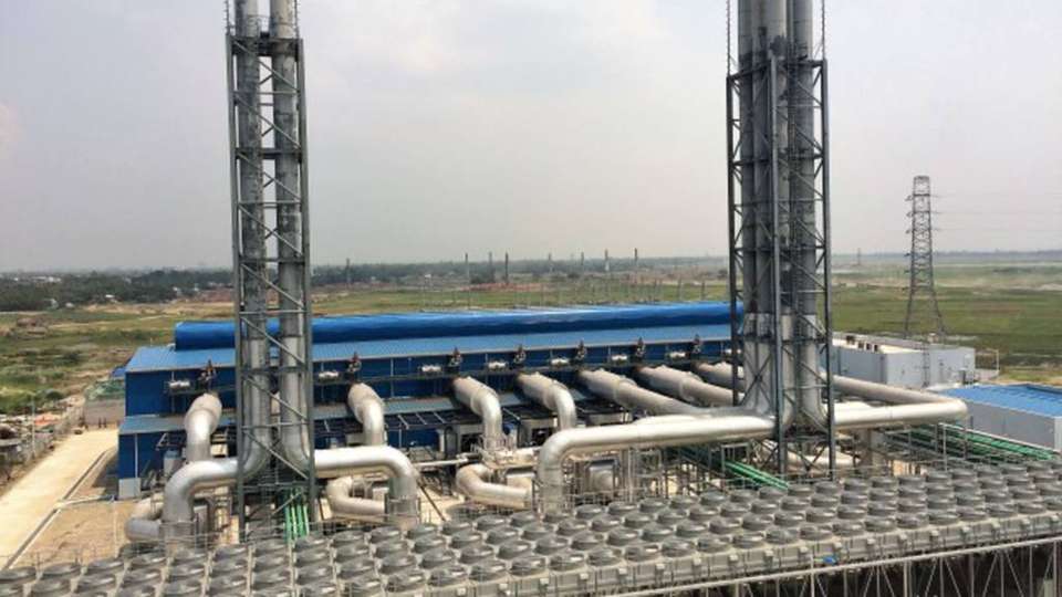 286-Megawatt-Kraftwerk für Bangladesch  Die BPDB-RPCL Powergen Limited betreibt bereits neun MAN 51/60DF-Motoren in ihrem Kraftwerk in Kodda, Bangladesch