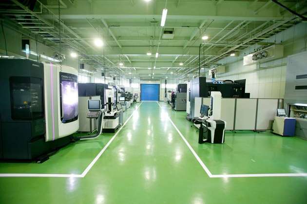 Im Mega Technical Center befinden sich zehn Maschinen, die nur für Tests verwendet werden.