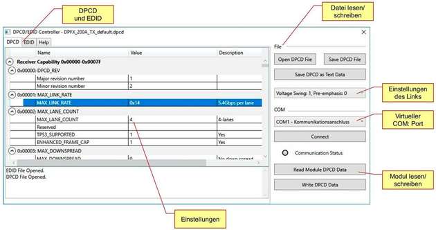 - Controller-Software für den virtuellen AUX-Kanal.