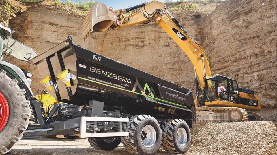Die robusten Benzberg-Muldenkipper sind bestens für den Industrie- und Bergbaubereich geeignet.