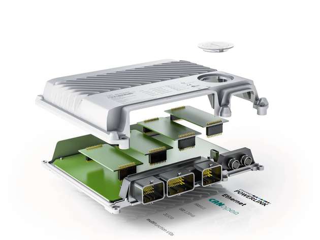 Mit dem X90-Modul lässt sich der Zustand einer Arbeitsmaschine permanent überwachen, wodurch Kosten für ungeplante Serviceeinsätze vermieden werden und die Maschinenverfügbarkeit steigt.