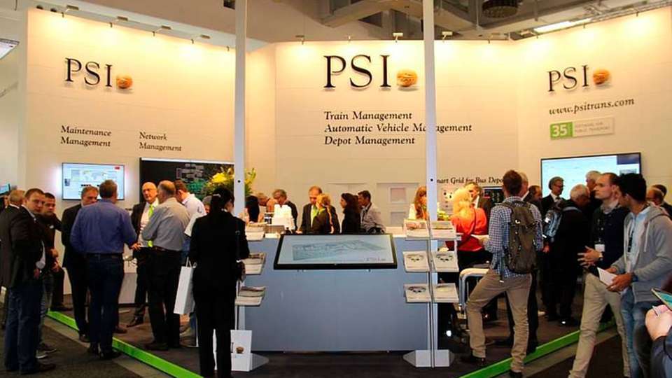 PSI präsentiert Lösungen für operativen Bus- und Bahnbetrieb.