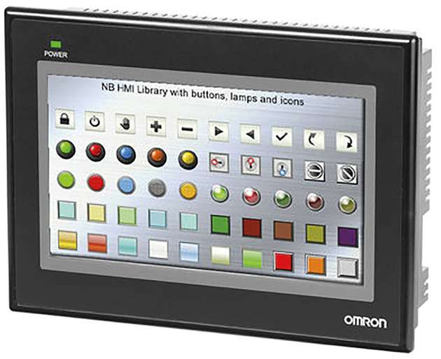 Display-Klarheit und Unterstützung für Vektor- und Bitmap-Bilder machen die MMS von Omron zur idealen Schnittstelle mit komplexeren Installationen.