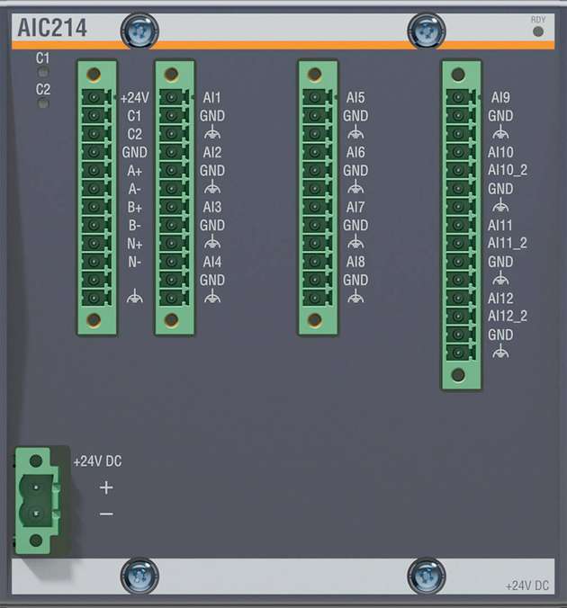 Das Modul AIC214 ermöglicht es dem Betreiber, mehr Funktionen zu überwachen .