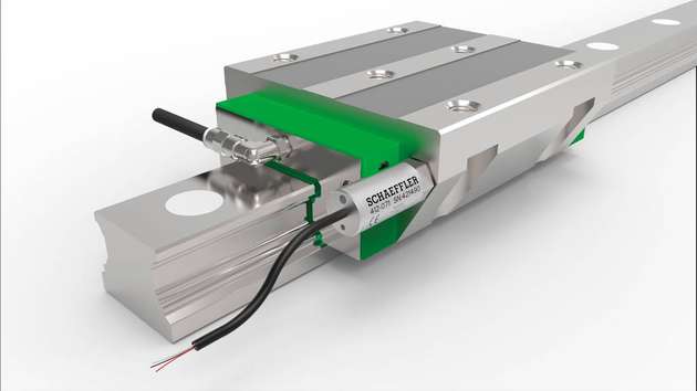 Schaeffler DuraSense, die belastungs- und bedarfsgerechte automatische Nachschmierung, ist für Rollenumlaufeinheiten als auch für Kugelumlaufeinheiten erhältlich.