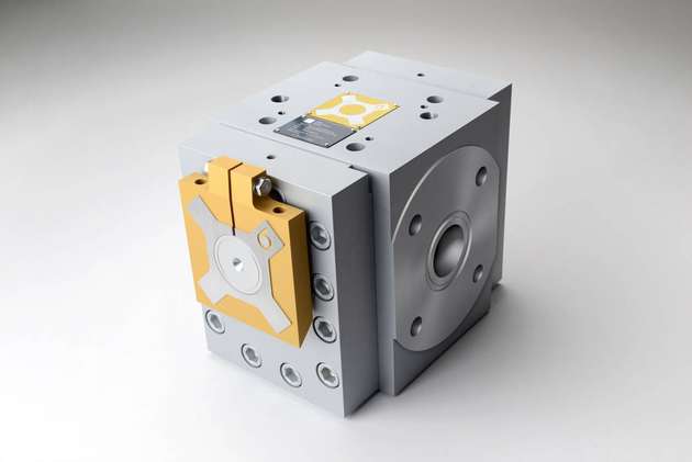 Maags Extrex6-Zahnradpumpe für die Kunststoff- und Elastomerverarbeitung.