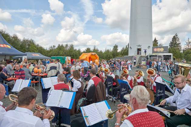 Sehr gut besucht war das Windparkfest in Höhn.