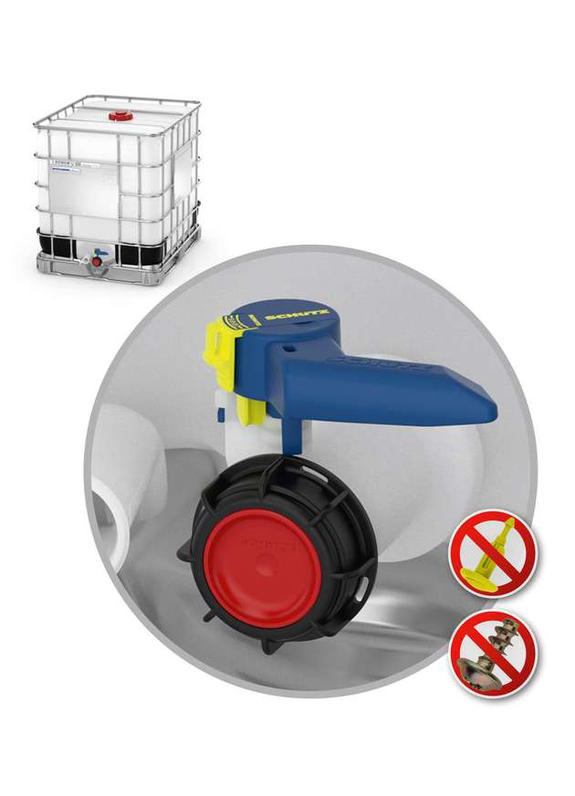 Die neue Armaturensicherung mit Riegel und Originalitätsaufkleber ersetzt künftig den Safety Clip aus Kunststoff oder die Sicherheitsschraube aus Stahl.