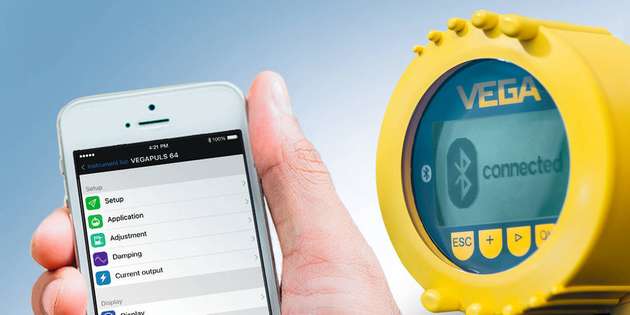 Die Bluetooth-Funktion ermöglicht es, den Sensor aus einer Entfernung von etwa 25 m drahtlos zu bedienen.