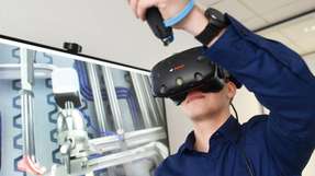 Das speziell entwickelte VR-Training von Gemü soll ein immersives Lernen für Teilnehmer ermöglichen.